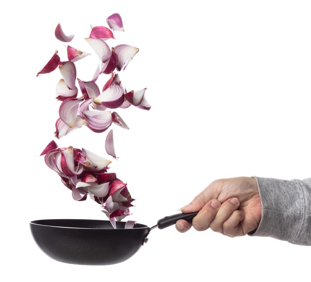 Kucharz przygotowujący potrawę